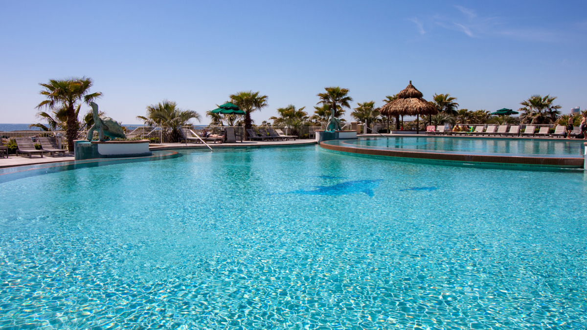 Caribe Resort Tiered Outdoor Pools